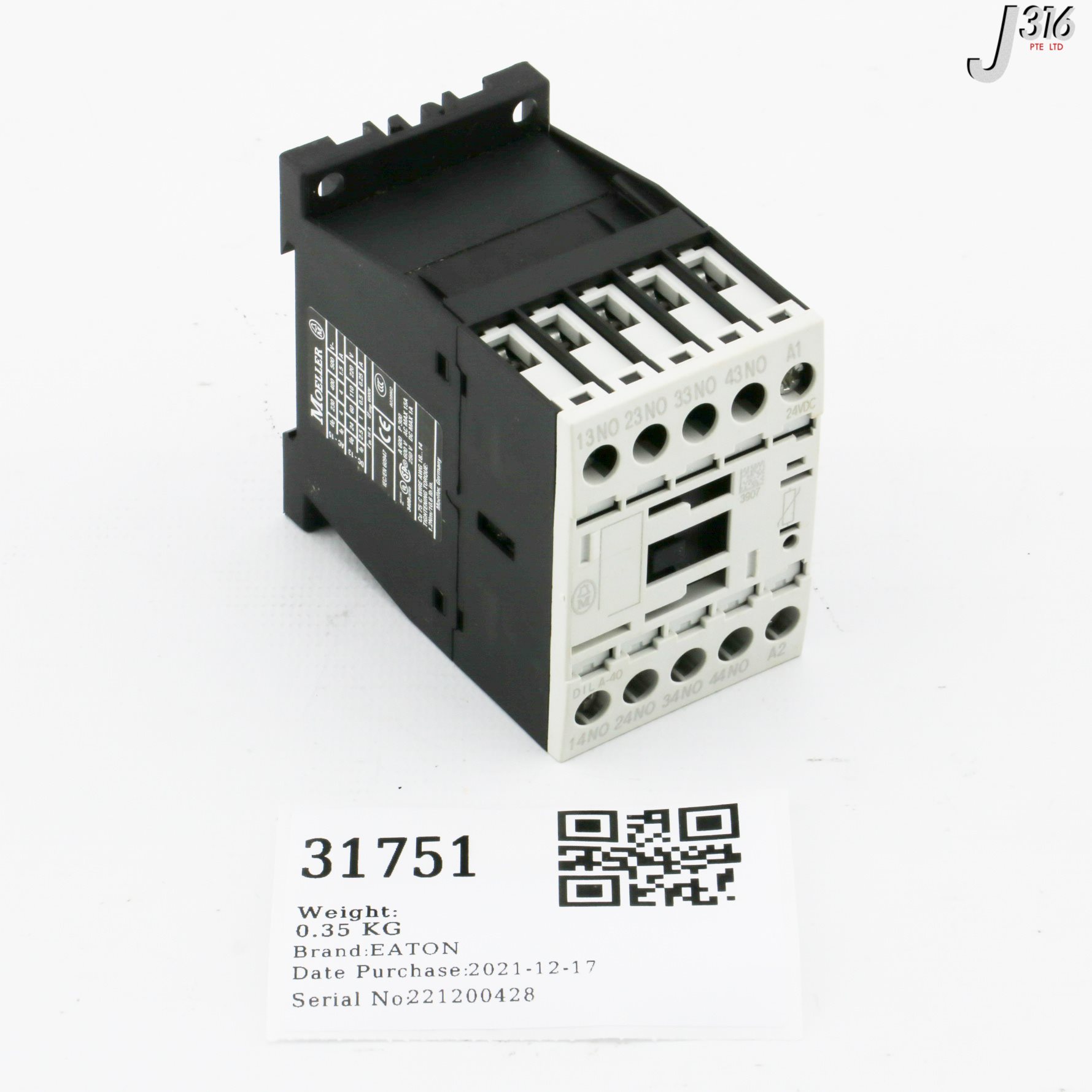 31751 EATON CONTACTOR, 24VDC (NEW) DILA-40 | eBay UK